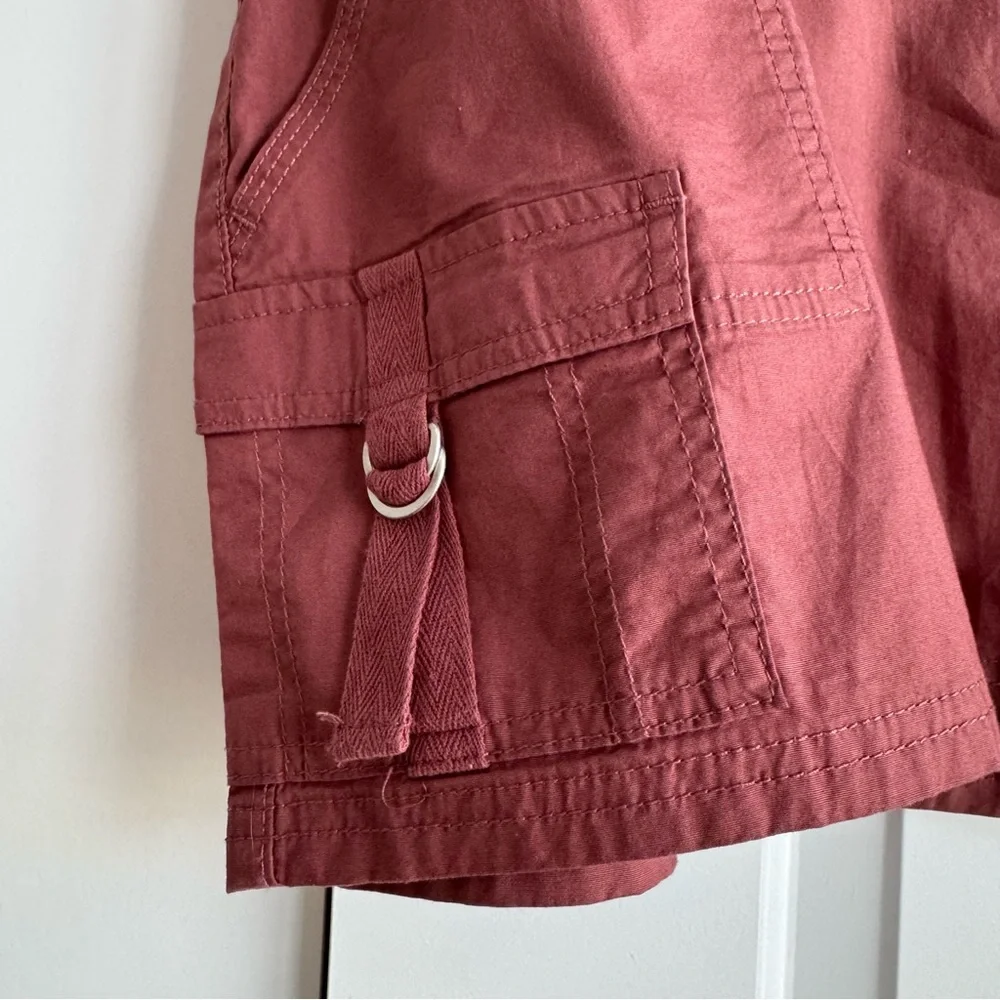 Vanilla Star Cargo Utility Mini Skirt XXL Rose